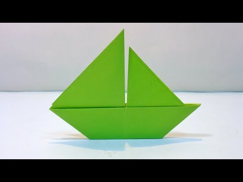 How to Make 2D Paper Sailboat | Easy Origami Paper Boat Tutorial for Handmade Creators